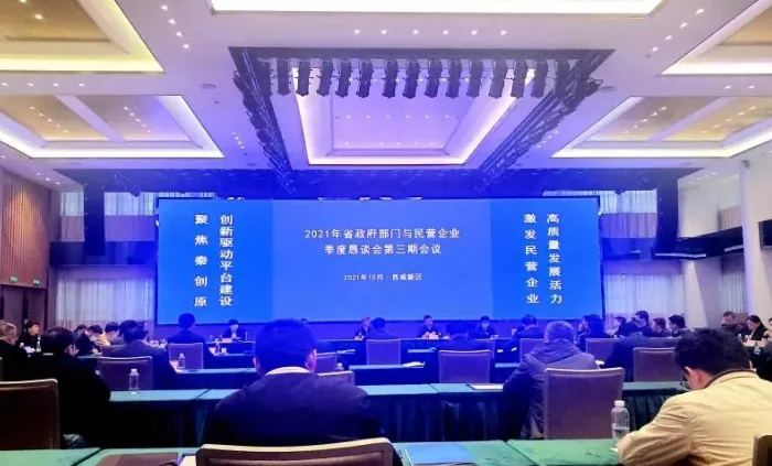 西馳電氣受邀參加2021年省政府部門與民營企業季度懇談會第三期會議(圖1)
